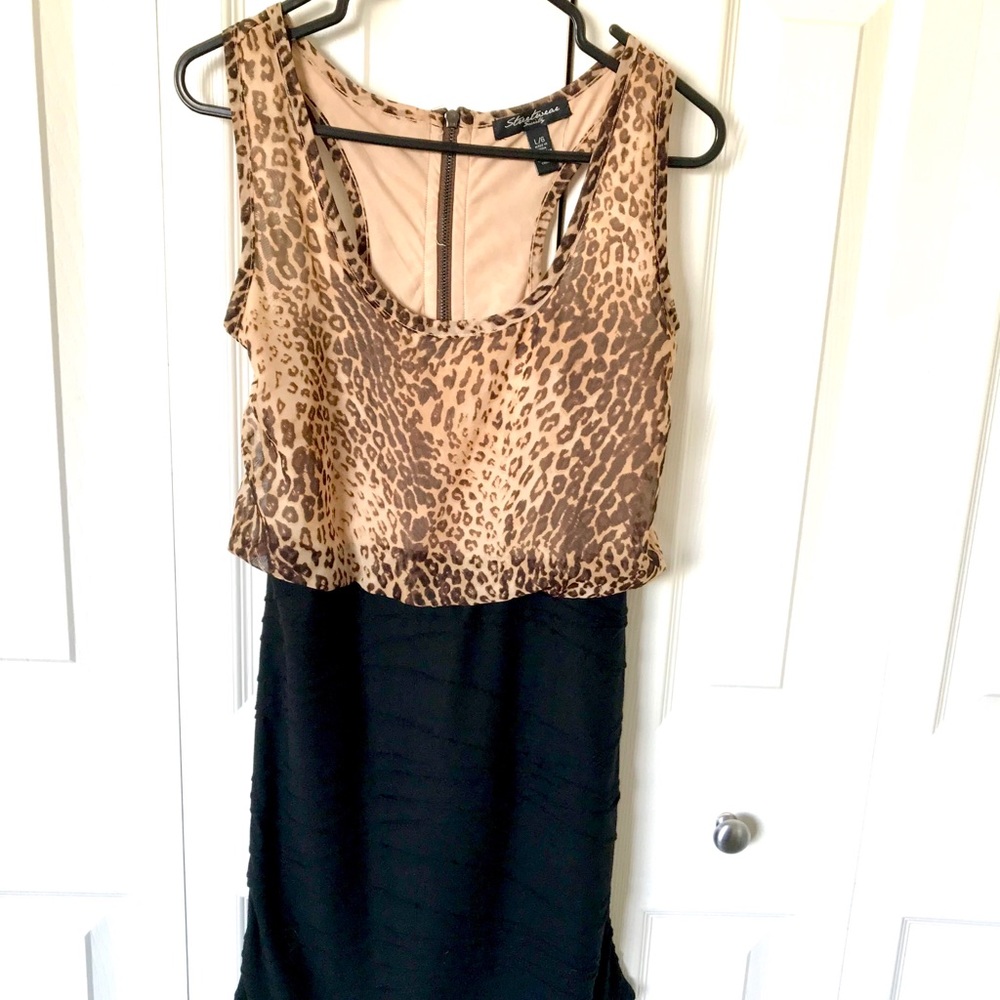 Streetwise black & Leopard dress